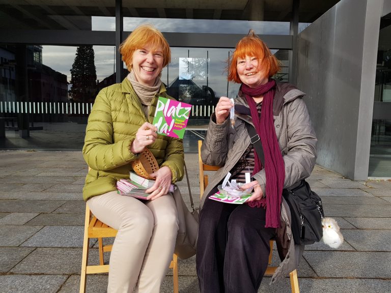 Aktion zum Weltfrauentag