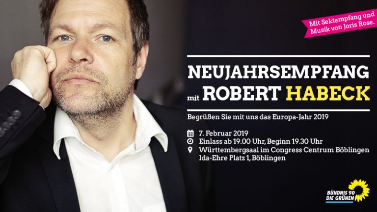 Neujahrsempfang mit Robert Habeck