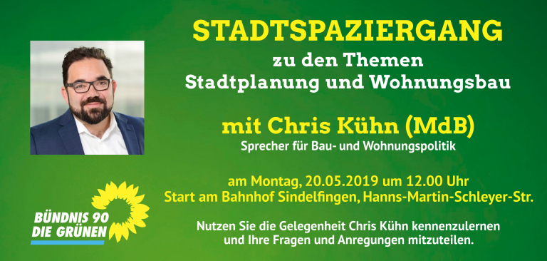 Stadtspaziergang mit Chris Kühn, MdB