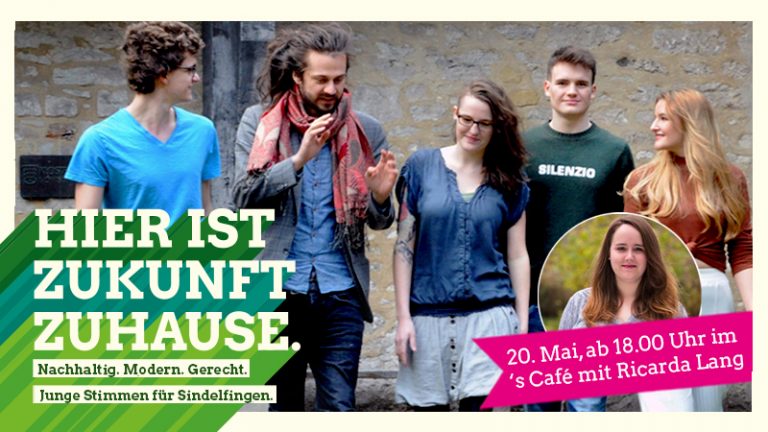 Junge, grüne Stimmen für Sindelfingen & Europa! – Ricarda Lang im ’s Café
