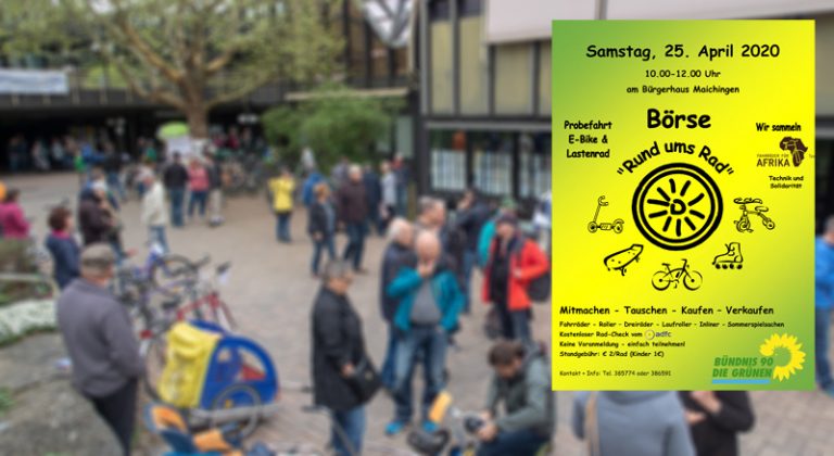 Abgesagt: Maichinger Radbörse 2020