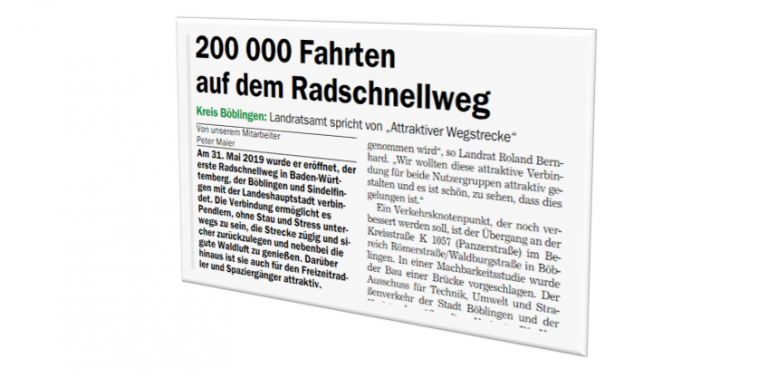 Presse-Reaktionen zum Radschnellweg