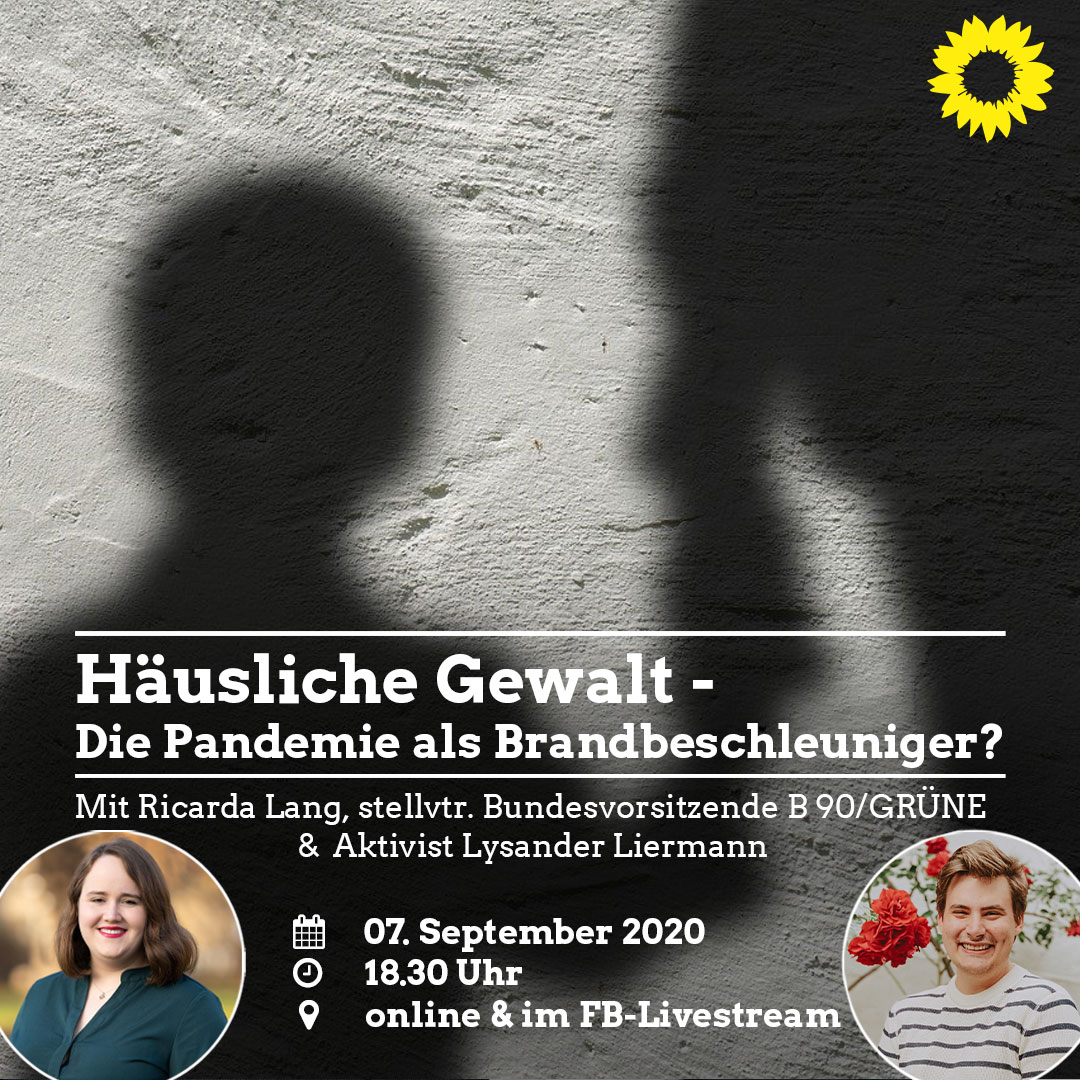 Fachgespräch zu häuslicher Gewalt mit Lysander Liermann und Ricarda Lang