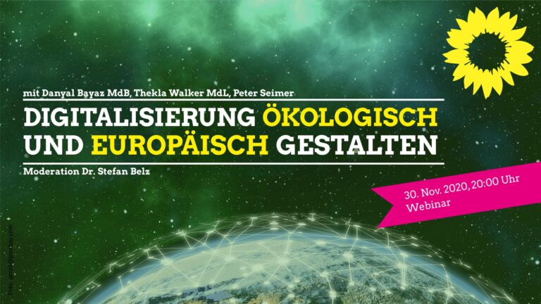 Digitalisierung ökologisch und europäisch gestalten