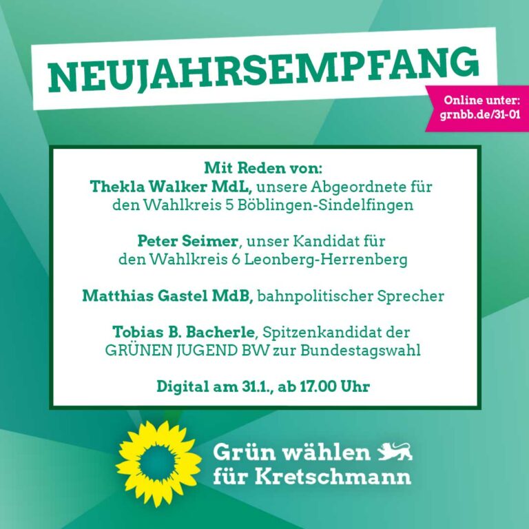 Neujahrsempfang unseres Kreisverbandes