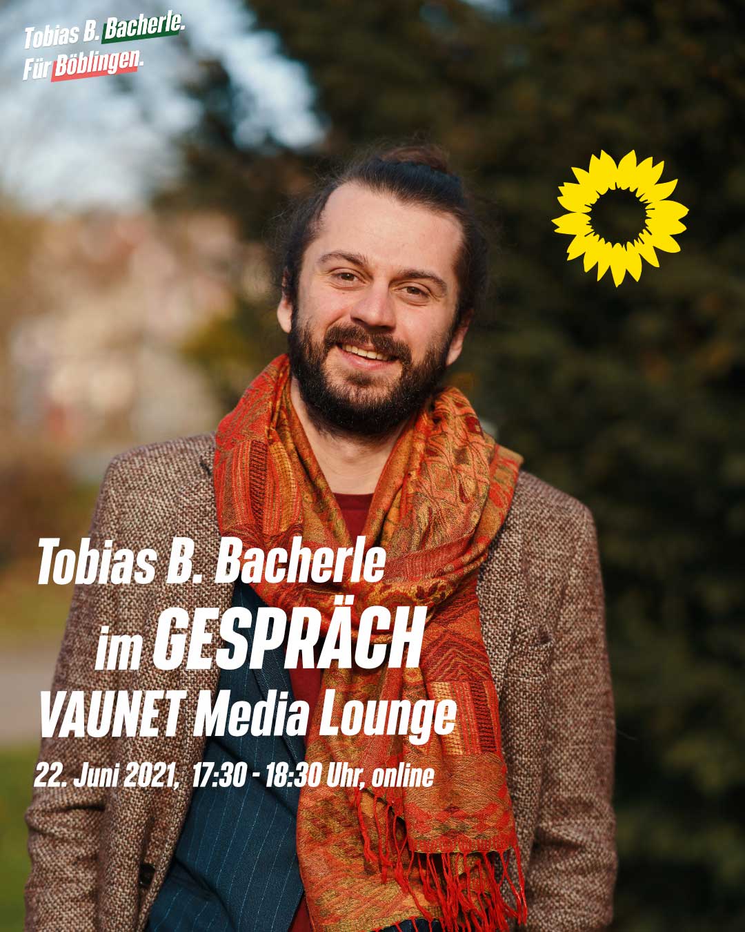 Tobias B. Bacherle ist bei der VAUNET Media Lounge zu Gast