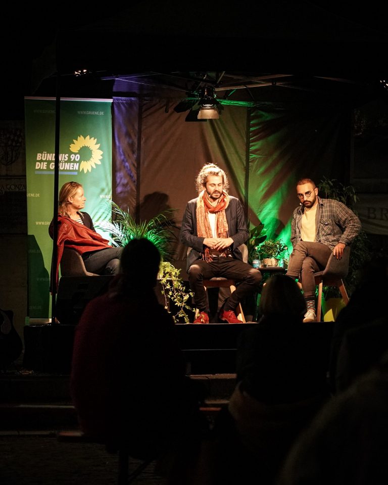Thekla Walker und Kassem Taher Saleh in Böblingen