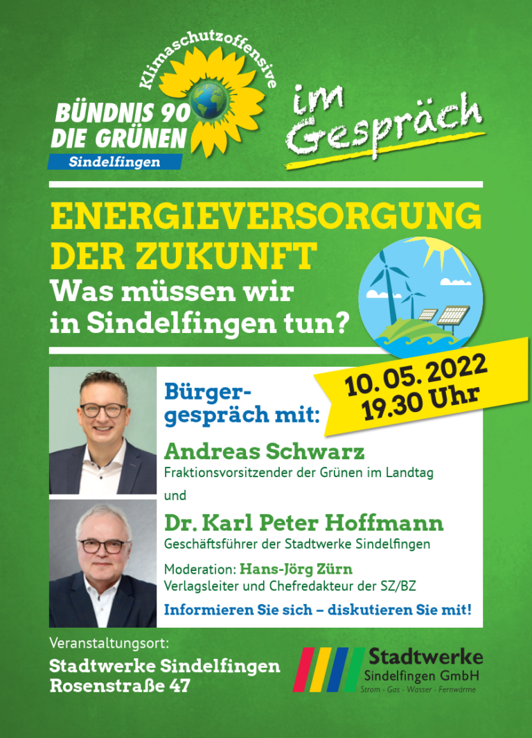 Energieversorgung der Zukunft – Was muss Sindelfingen tun?