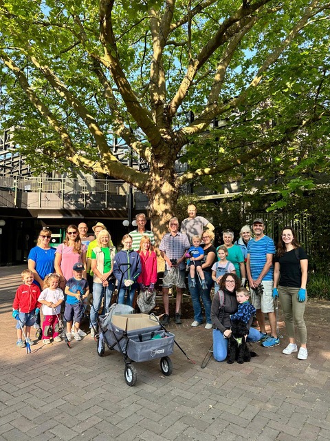 71 kg Müll bei der Maichinger Putzete gesammelt