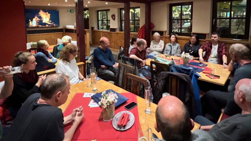 Stammtisch im November 2025 des Sindelfinger Ortsverein von Bündnis 90/Die Grünen